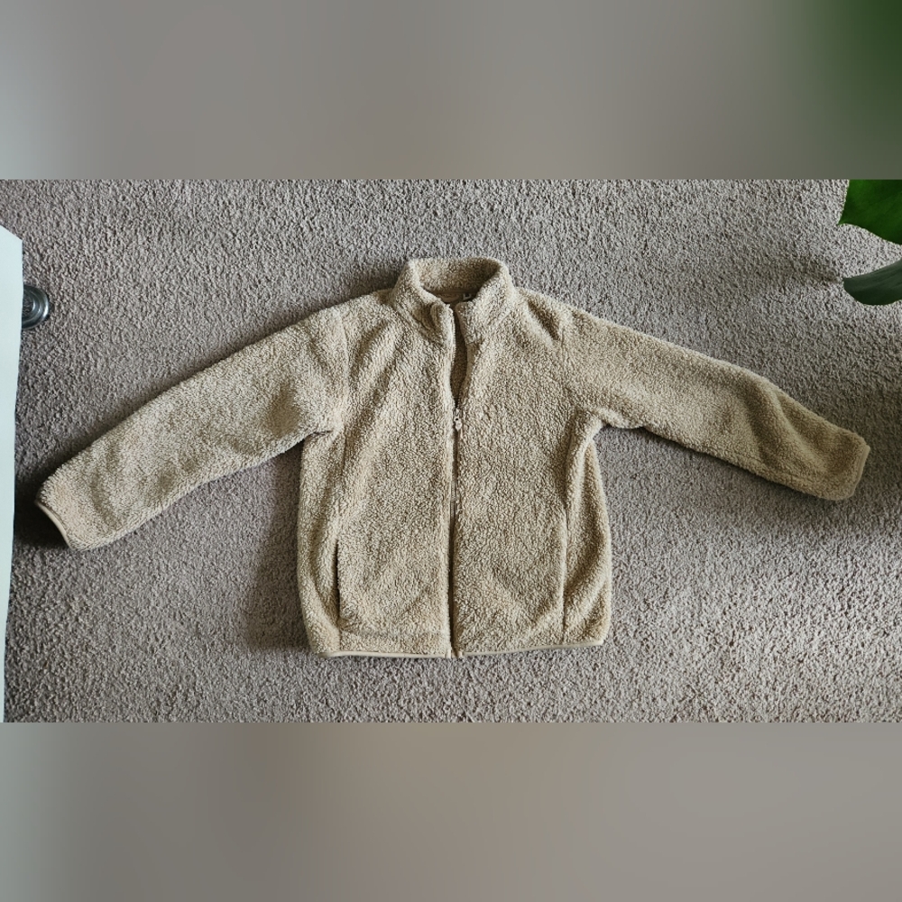 Uniqlo Kids Beige Sherpa Jacket